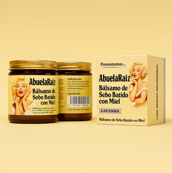 Crema Facial Batida de Sebo de Res y Miel de Manuka